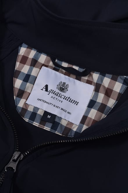 Aquascutum Coach Jacket Marineblauw