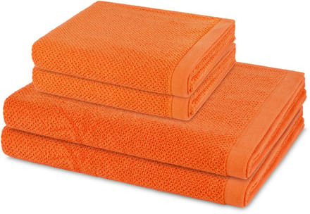 Möve Sonstiges 2 X handdoek 2 X douchehanddoek - in set 4 pack Bliss