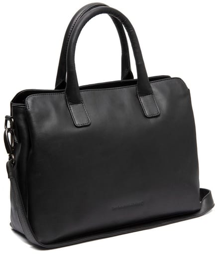 Chesterfield Valmonte Waxed Pull Up Schoudertas - Zwart