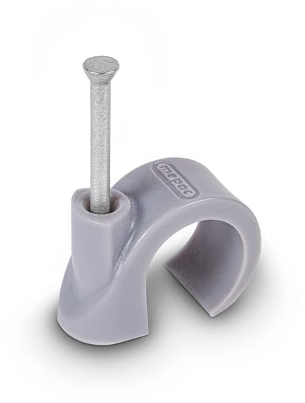 Mepac spijkerclips 16-19mm grijs p/600st.