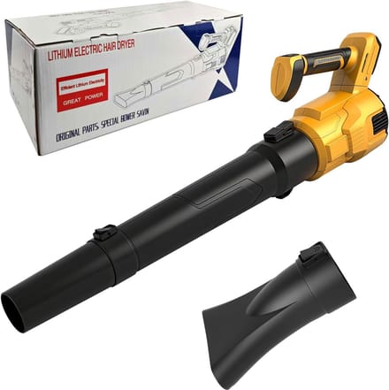 Draadloze Bladblazer - Krachtige Tuinblower - Gazon Onderhoud - Borstelloze Motor - 58 m/s Windsnelheid