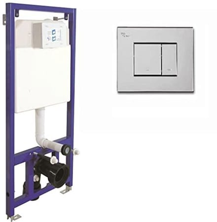 Inbouwtoilet met Eco Spoelbak en Montage-element