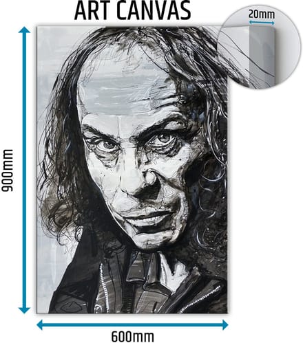 Ronnie James Dio canvas 60x90 cm