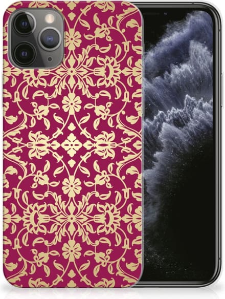 Siliconen Hoesje Apple iPhone 11 Pro Barok Pink
