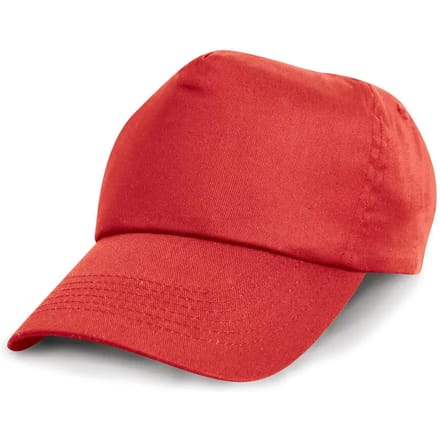 Result Junior Cotton Cap RH05J - Red - One size