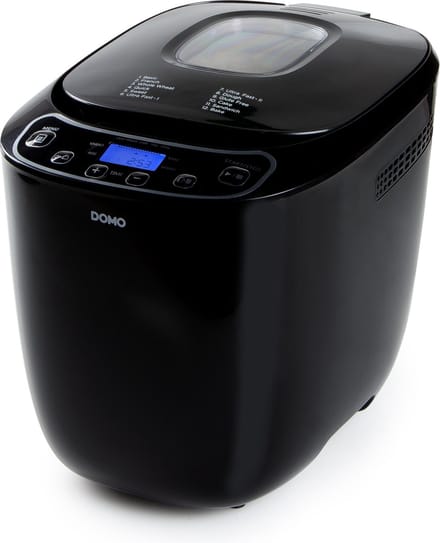 DOMO B3973 Broodbakmachine – 12 Programma’s – 700-1000g – Glutenvrij Programma – Zwart