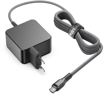 Musthavz - Laptop USB-C PD Power delivery oplader - 65W - 2m Kabel