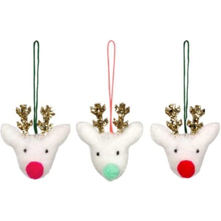 Meri meri kerst - kerstboomhanger rendieren à 3 stuks