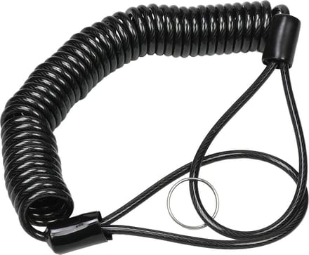Stahlex Staalkabel met lussen - 3 meter x 4 millimeter - geplastificeerd - kabelslot - terraskabel