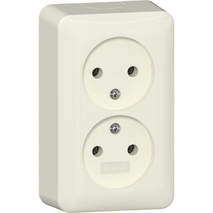 Dubbele Stopcontactdoos 16A 250V Opbouw - 479112