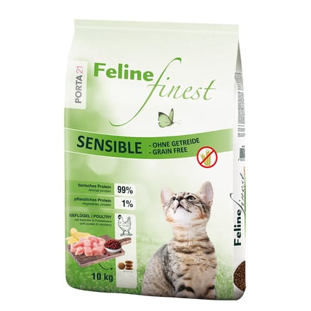 2x10kg Feline Finest Sensible Graanvrij Porta 21 Kattenvoer