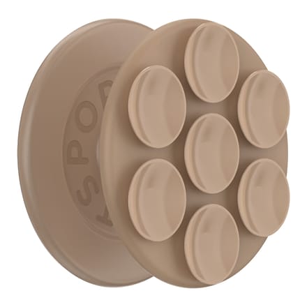 PopSockets Suck-Up Grip & Mount - met Magnetische Ring Zuignap - Latte