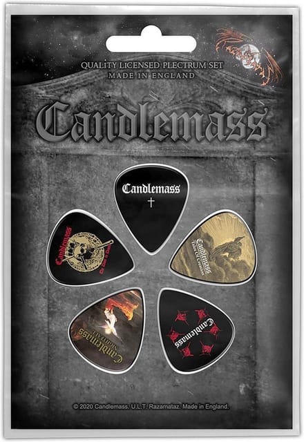 Candlemass - Gravestone Plectrum - Set van 5 - Multicolours