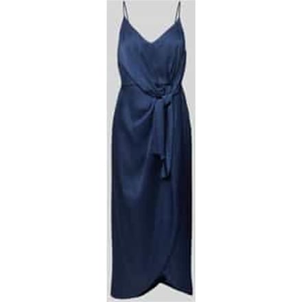 Cocktailjurk met knoopdetail