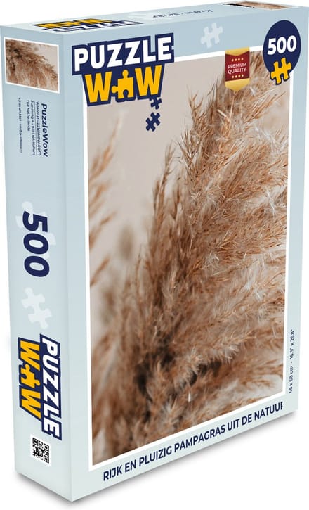 Puzzel Gras - Planten - Natuur - Pampasgras - Legpuzzel - Puzzel 500 stukjes