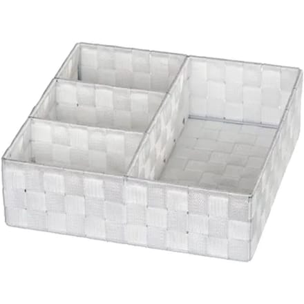 Wenko Organizer Adria 4-vaks 32x32x10cm Wit