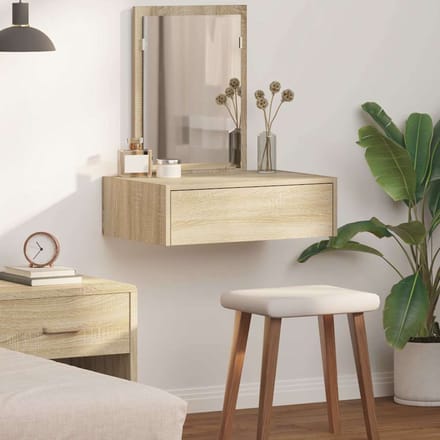 vidaXL - Kaptafel - Bruin - 60 - x - 40 - x - 70 - cm - Bewerkt - hout