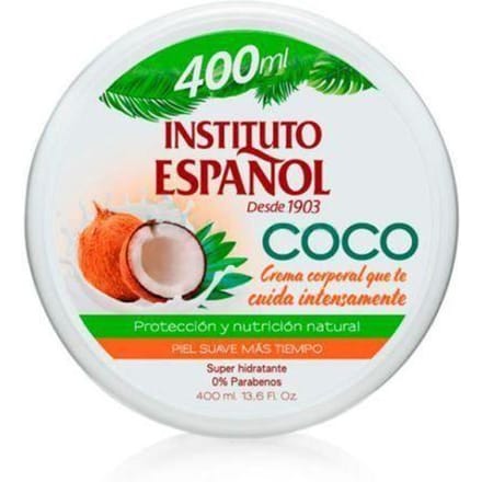 Crème - Instituto Español - 400 ml - Hydratation intense - Sans parabène - Peaux très sèches blanc