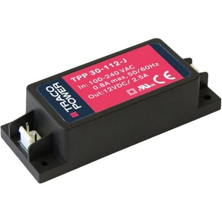 TracoPower TPP 30-105-J Schakelnetvoedingsmodule 5 V/DC 6 A 30 W