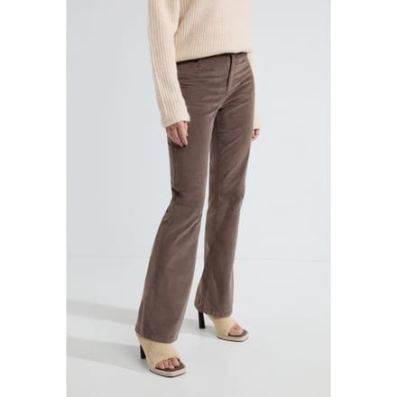 Josephine & Co Alessandro Flare Mocca Maat: 36 | Wijde Broeken Outlet | Dames | Bruin