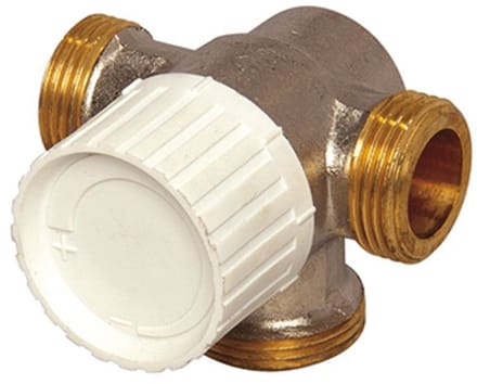 Flamco Driewegthermostaatventielonderdeel DN15 Voorinstelling, aansluiting links, M1234311