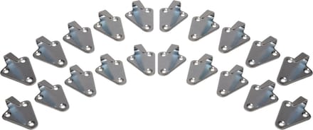 Haak voor elastiek of touw 39x53 mm - 20 stuks