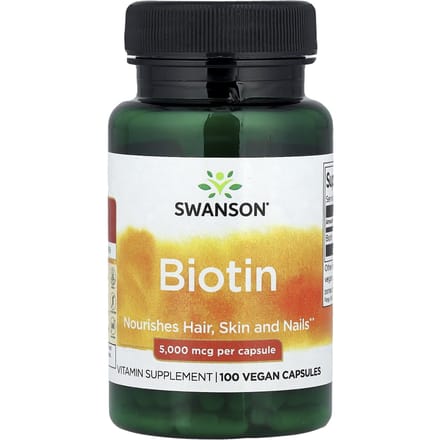 Biotine, 5.000 mcg, 100 veganistische capsules