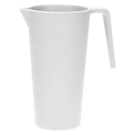 Excellent Houseware Schenkkan/waterkan - wit - 1500 ML - melamine - D10 x H21 cm