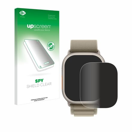 upscreen - privacy screenprotector voor Apple Watch Ultra 2 (49 mm) - Folie Beschermfolie Blauwlichtfilter