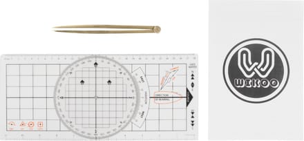 Wikoo® Koersplotter - Geschikt voor Vaarbewijs Cursussen - Inclusief Kaartpasser en Handleiding