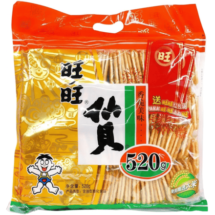 WANT WANT Senbei (Groot) 520 g (Bevat 88 Pakjes)