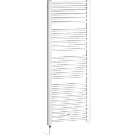 Kermi Basic R-E curved bathroom radiator 59.9 x 6 x 177 cm incl. electric set WFS left ERE101800602EXK