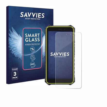 3 Stuks Savvies Screenprotector - geschikt voor Ulefone RugKing 2 Pro - beschermfolie glas transparant