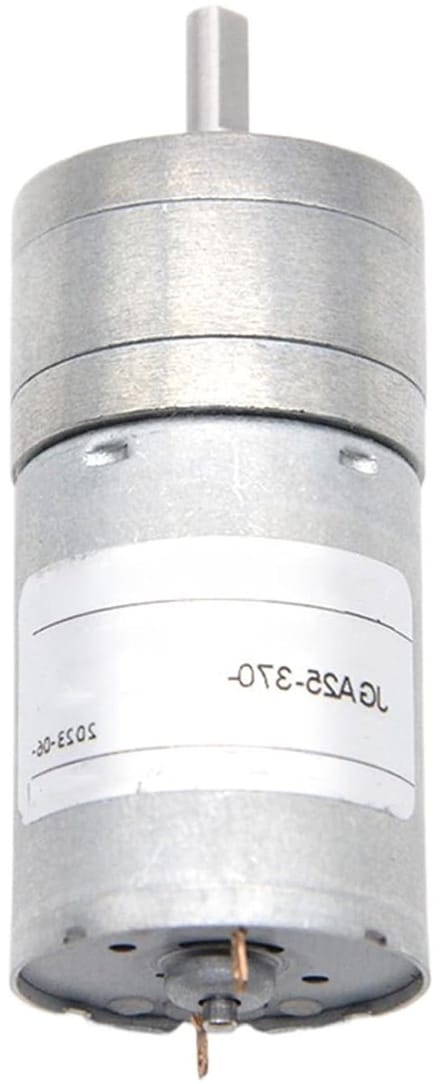 DC motor - Elektrische motor - Robotica projecten - Hoog koppel - 10 x 8 x 5 cm - Zilver