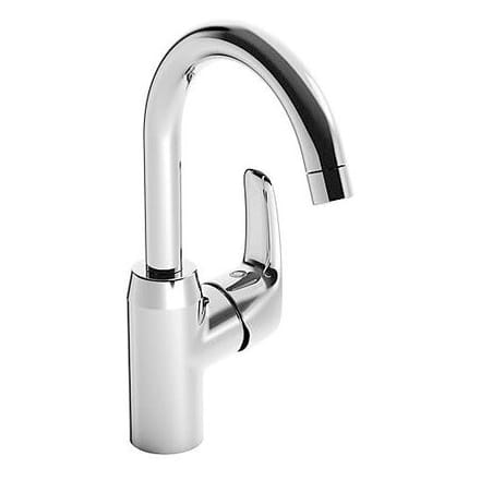 Hansa Hansapinto wastafelkraan m. 120° draaibare uitloop 14.8cm chroom