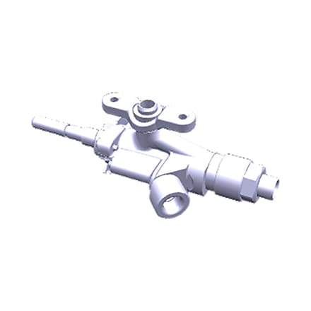 AEG gaskraan, semisnel, brander, d=0.32 3429075017