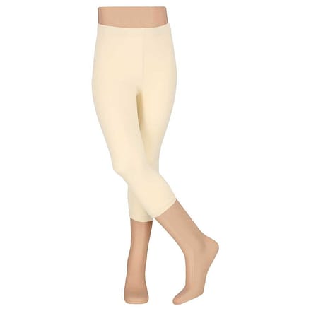 Legging meisjes - Capri - Katoen - 2-Pak - Ecru / 104/110