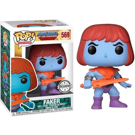 Beeldje Funko POP Masters Of The Universe Faker Exclusive