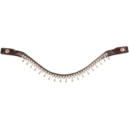 Frontal voor paard met ingelegde en hangende kristallen Acavallo