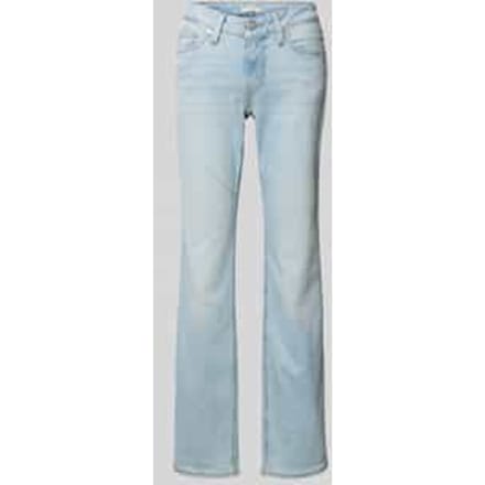 Bootcut jeans van katoenmix