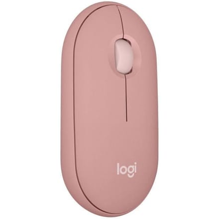 Logitech Pebble Mouse 2 M350s - TONAL ROSE - EMEA-808 Muis Bluetooth Optisch Roze 3 Toetsen 400 dpi, 4000 dpi Geïntegreerd scrollwiel