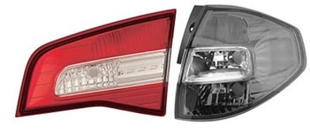 VanWezel 4316934 - Feu arrière droit sans partie éléctrique pour Renault Koleos de 2008 à 2015