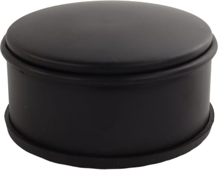 NORDIX Premium Deurstopper - Deurstoppers voor Binnen en Buiten - Deurstop - Deurbuffer - 11x5.3cm - Mat Zwart - BASSO