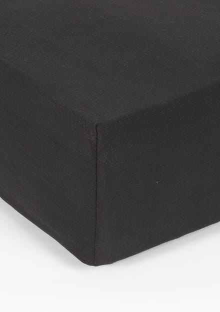 Ambianzz Bedding Enkel Jersey Hoeslaken 150 gram Black
