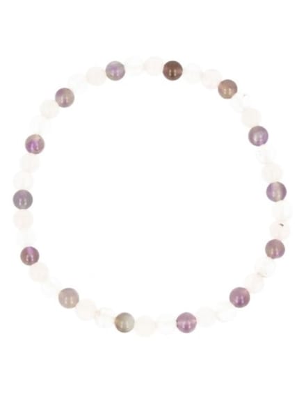 Gouden driehoek kralenarmband 4mm