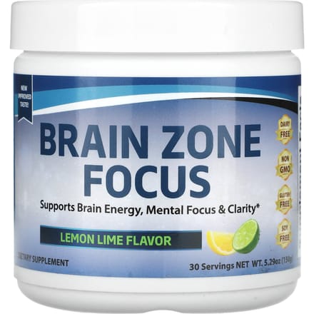 Divine Health, Brain Zone Focus, Citron Vert, 5,29 oz (150 g)