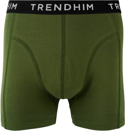 FlexFeel | Olijfgroene Katoenen Boxershort