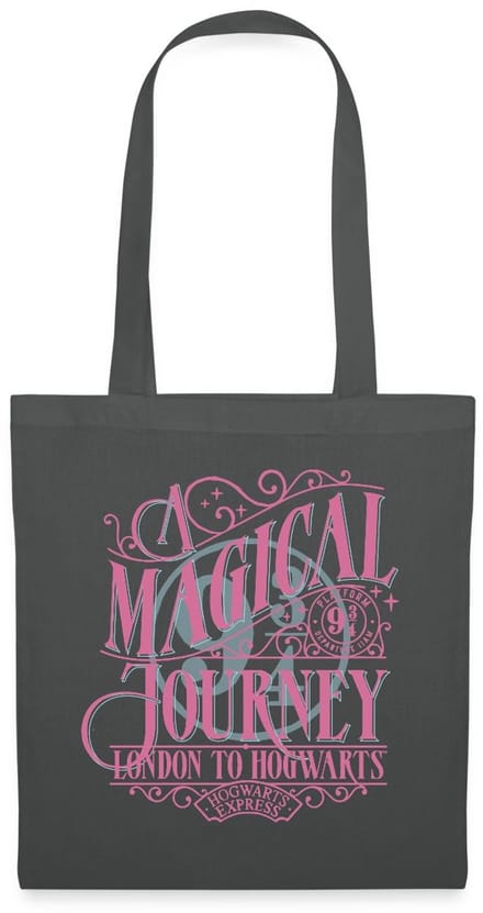 Harry Potter Perron 9 ¾ Ontwerp In Roze & Blauw Tas Van Stof Schoudertas
