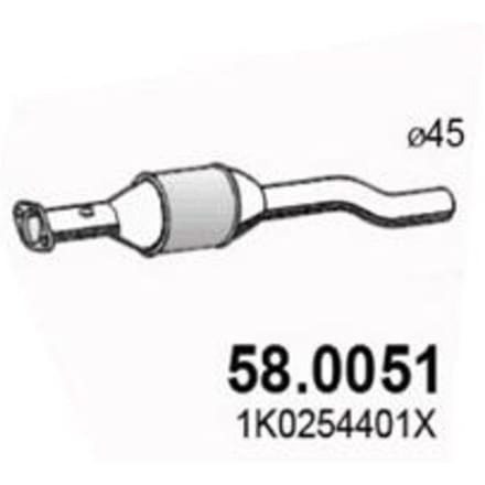 Katalysator ASSO MARMITTE SRL 58.0051