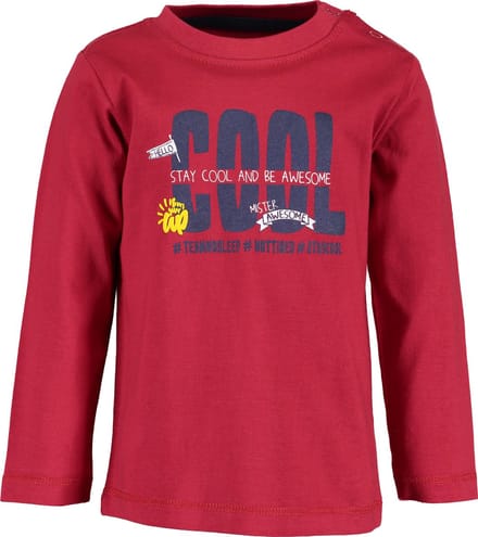 Blue Seven Jongens T-shirt - rood - Maat 80